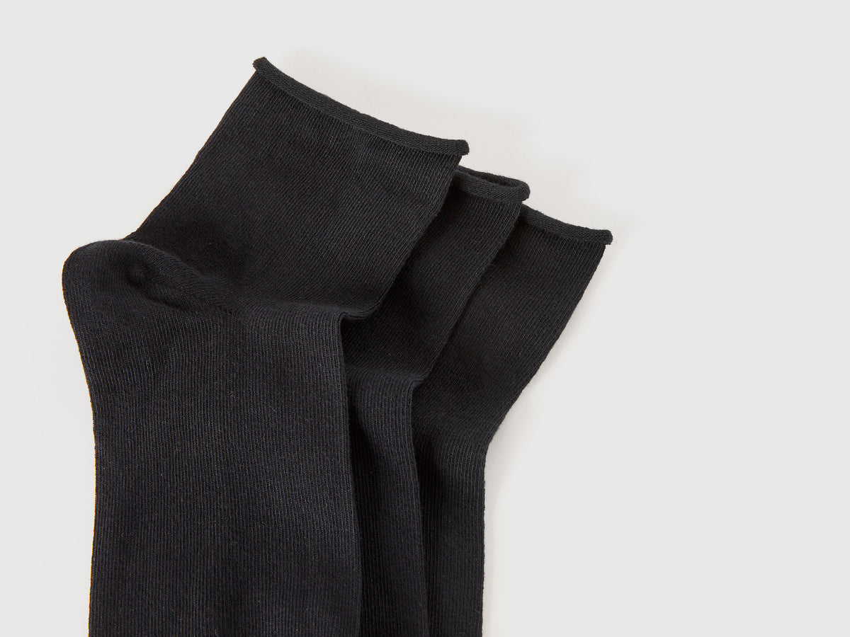 Three pairs of short socks