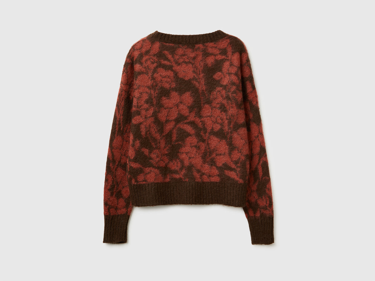 Maglia con fantasia floreale