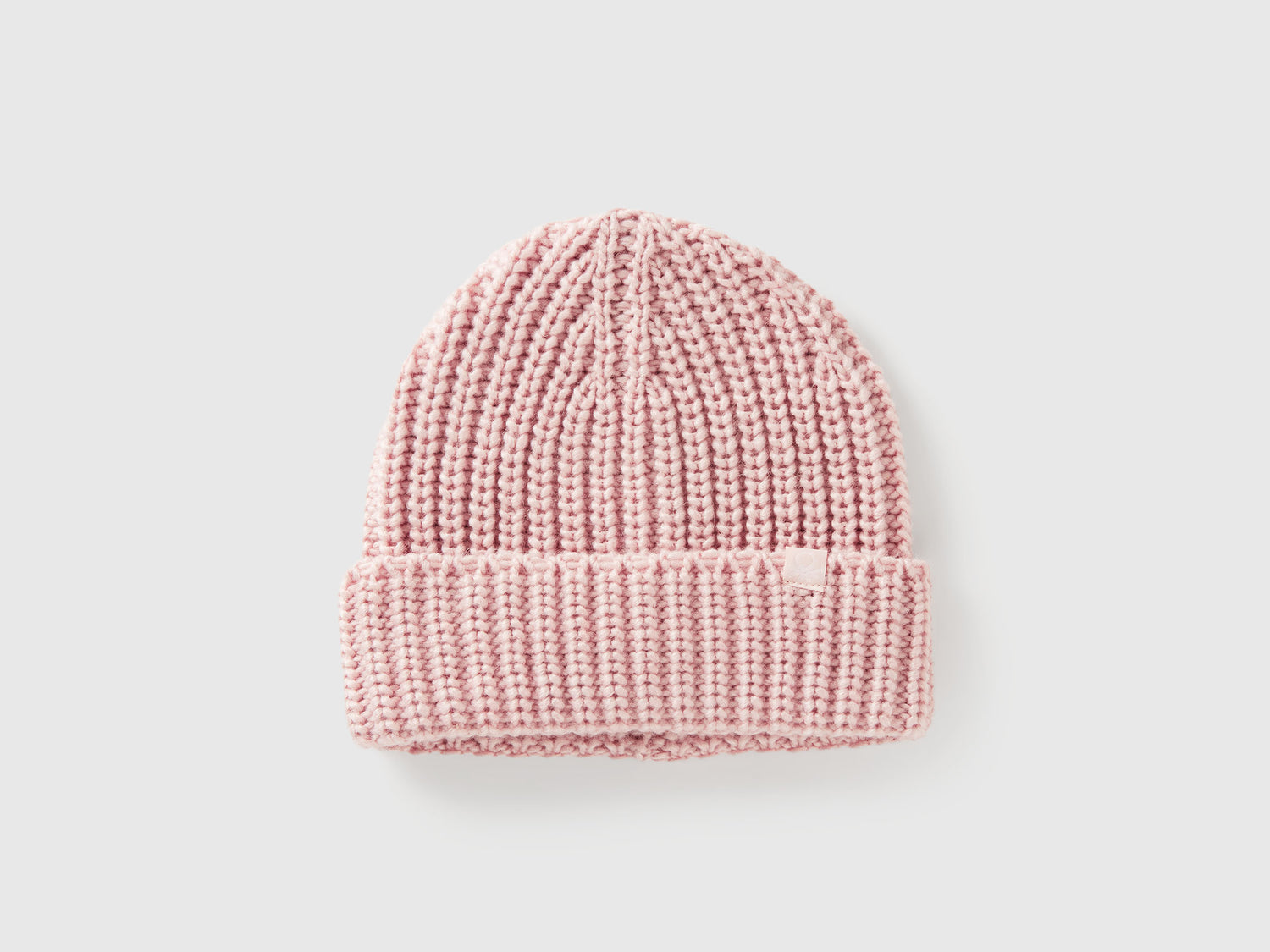 Berretto in misto lana da bambino rosa | Benetton Outlet