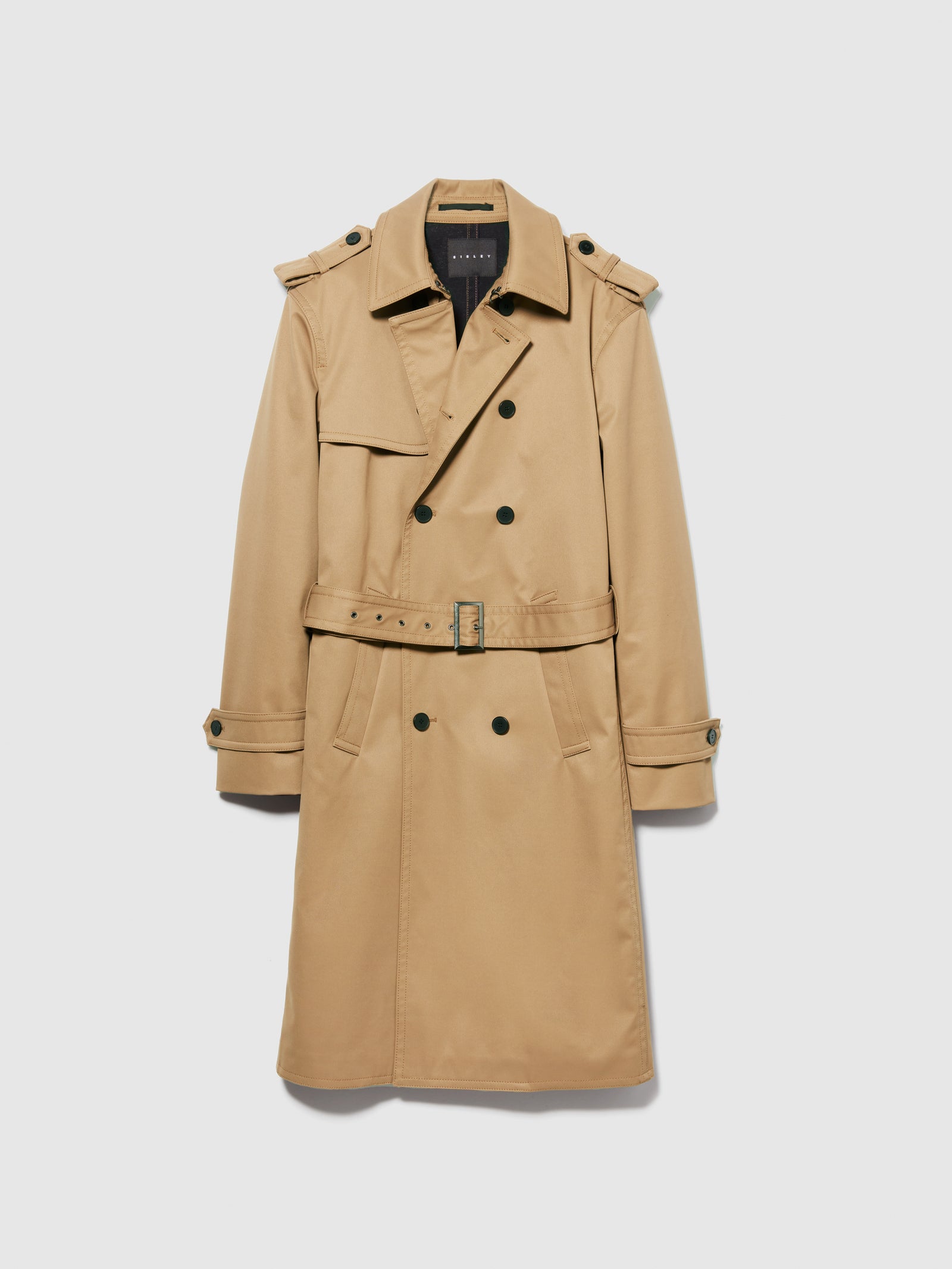 Trench con cintura da uomo rosso 2 | Sisley Outlet