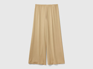 Pantaloni ampi con lurex