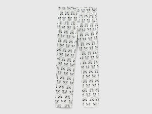 Pantaloni con stampa panda