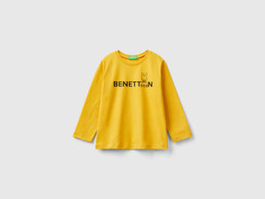 Maglietta girocollo in caldo cotone bio