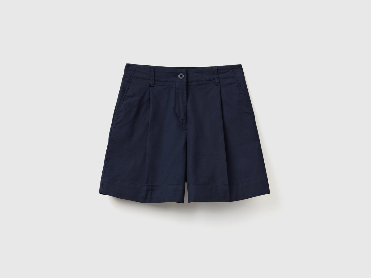 Shorts in cotone elasticizzato