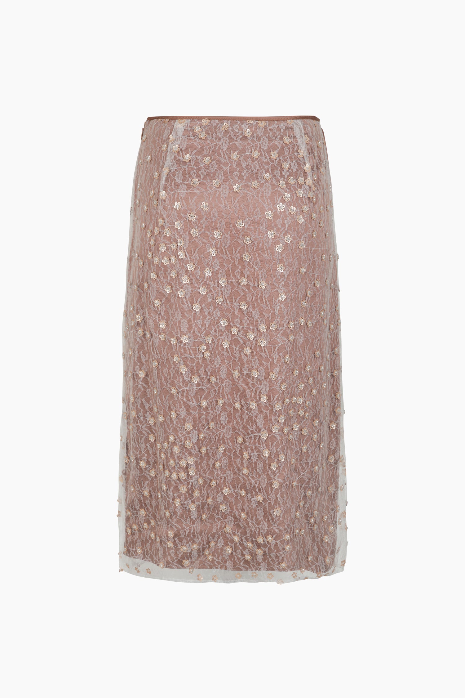 Gonna in pizzo con paillettes da donna fard 2 | Sisley Outlet