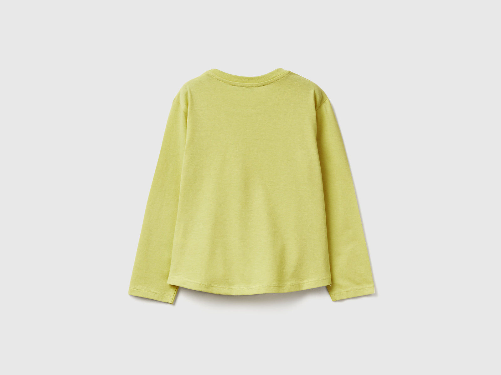 T-shirt con applicazione effetto petali da bimba giallo 2 | Benetton Outlet