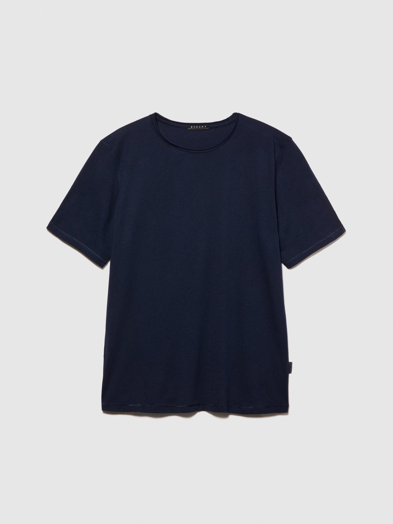 T-shirt con taglio vivo da uomo blu scuro | Sisley Outlet