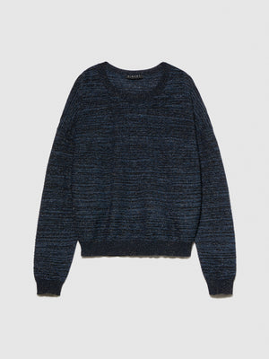 Maglia boxy fit con lurex