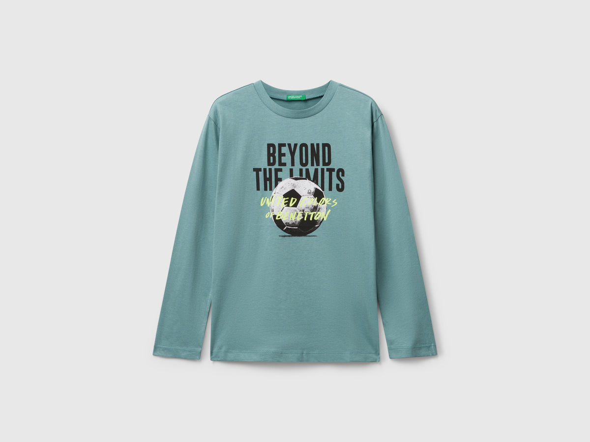 T-shirt in cotone con stampa