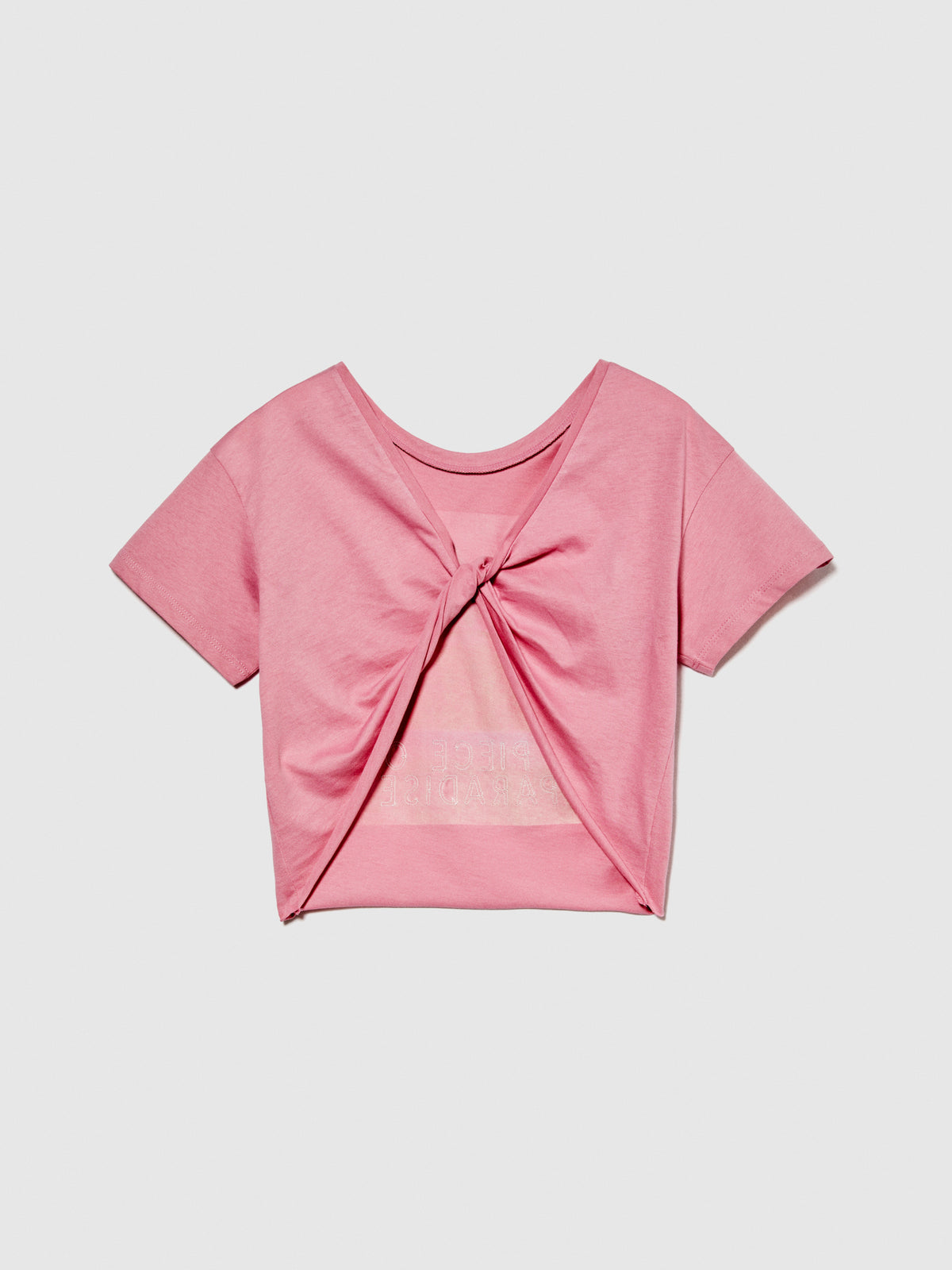 T-shirt con schiena scoperta