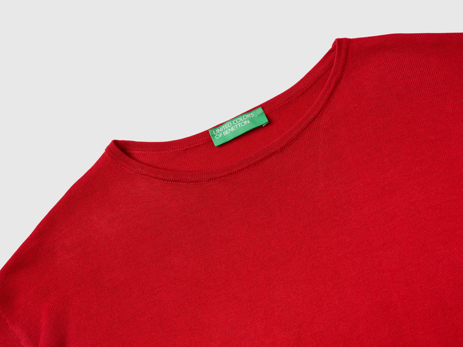 Maglia a manica corta da donna rosso 3 | Benetton Outlet