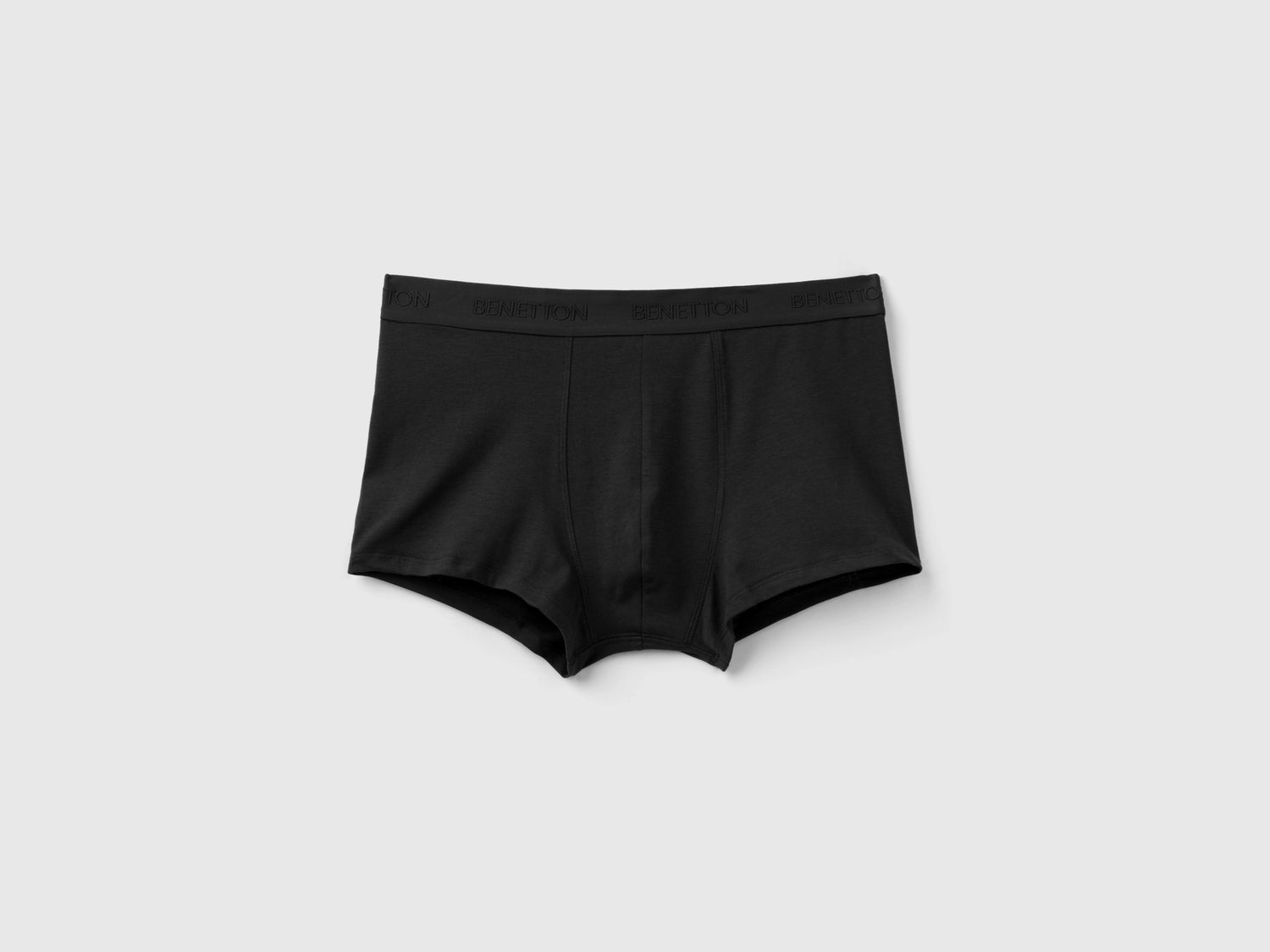 Boxer in misto lyocell da uomo nero | Benetton Outlet