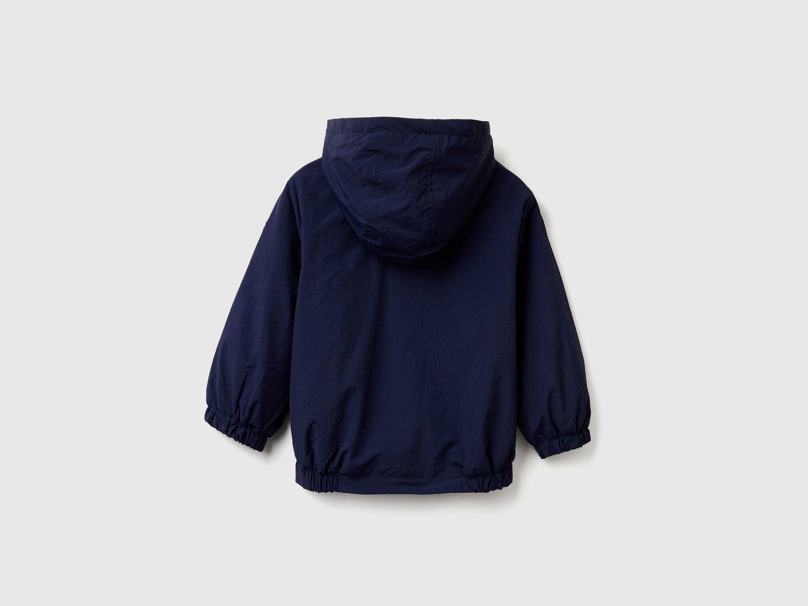 Giubbino con cappuccio da bimbo blu scuro 2 | Benetton Outlet