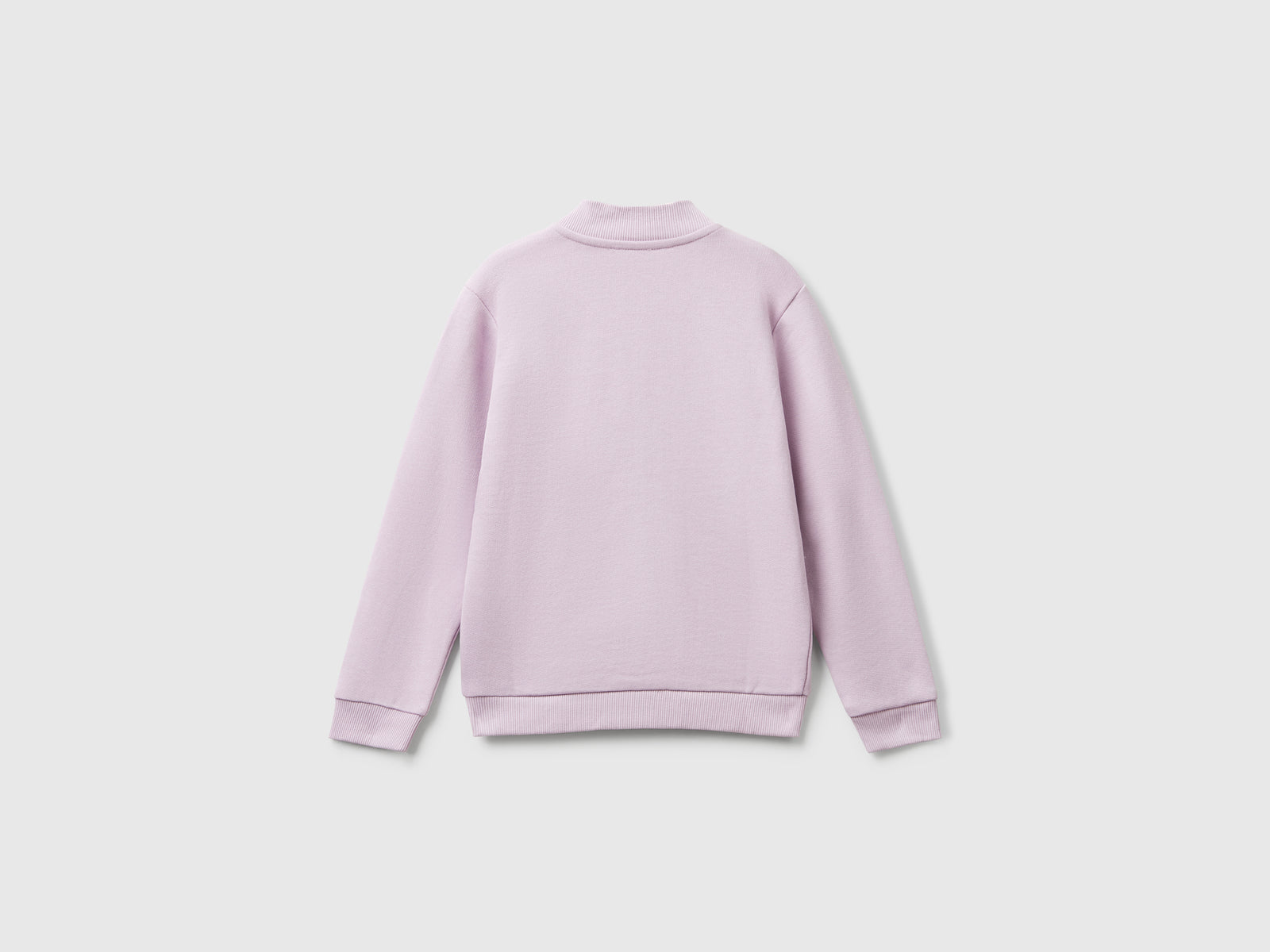 Felpa con stampa glitter da bimba lavanda 2 | Benetton Outlet