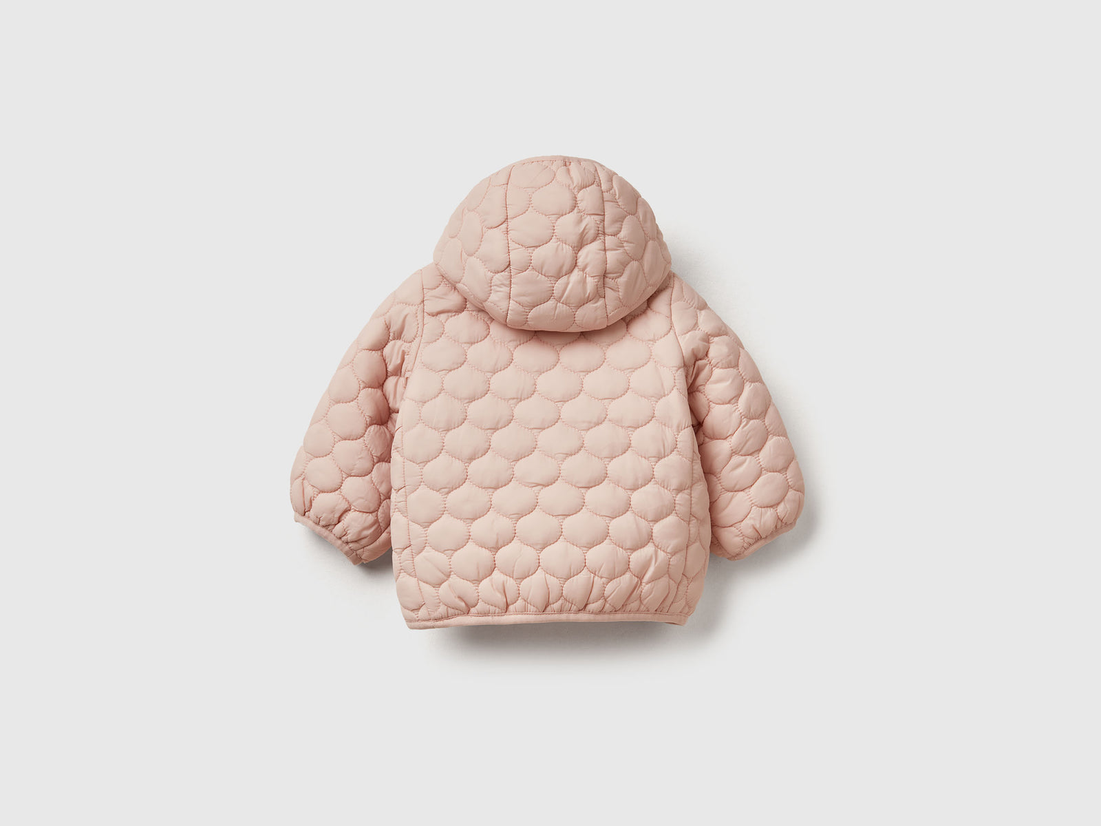 Giubbino trapuntato "Rain Defender" da neonato rosa tenue 2 | Benetton Outlet