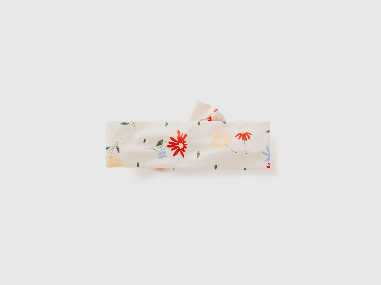 Fascia per capelli a fiori da bimba bianco panna 2 | Benetton Outlet