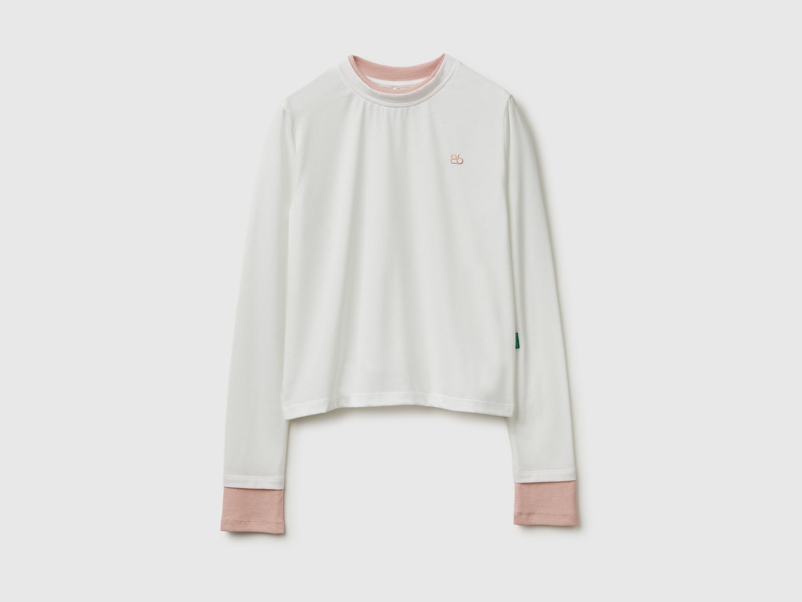 T-shirt slim fit da donna bianco | Benetton Outlet