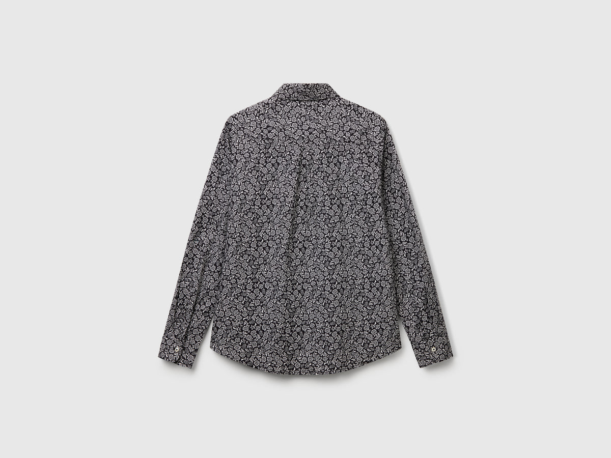 Camicia fantasia in cotone leggero