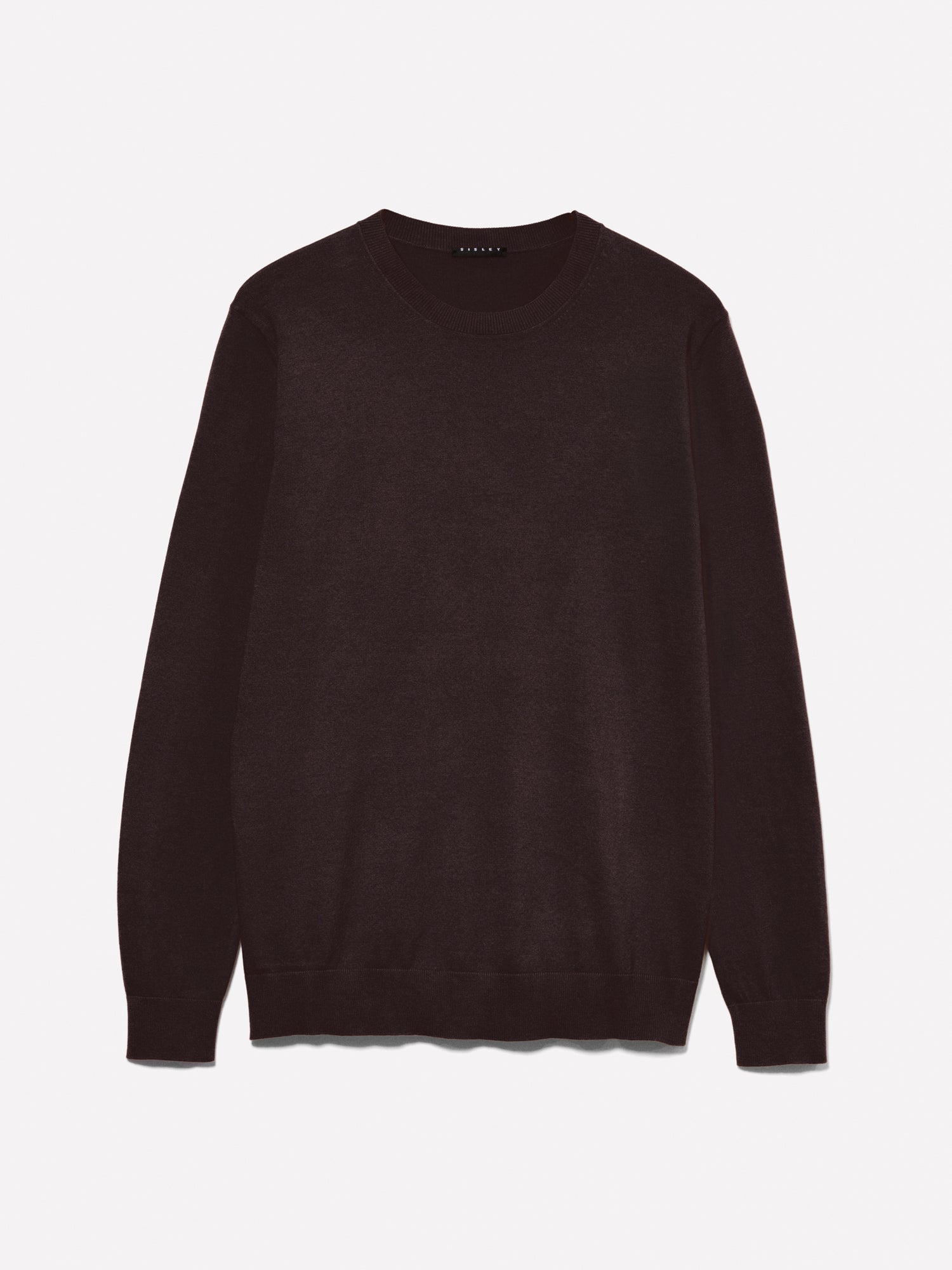 Maglia regular fit da uomo marrone scuro | Sisley Outlet