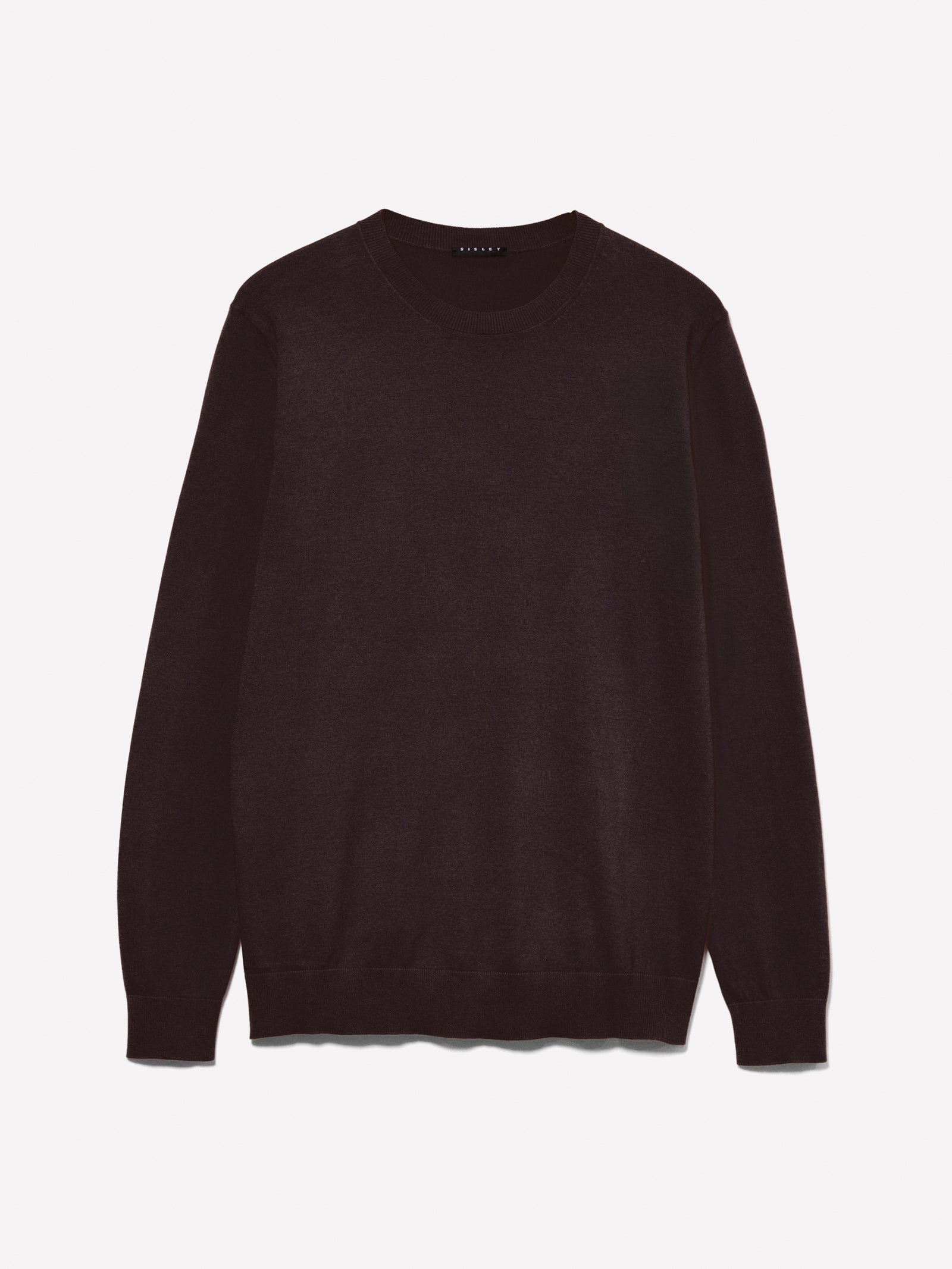 Maglia regular fit da uomo marrone scuro | Sisley Outlet