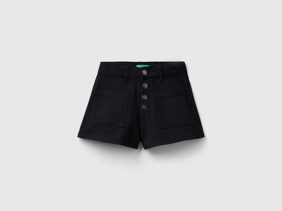 Shorts in cotone stretch