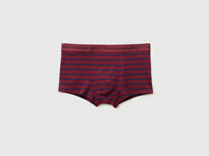 Boxer a righe in cotone stretch