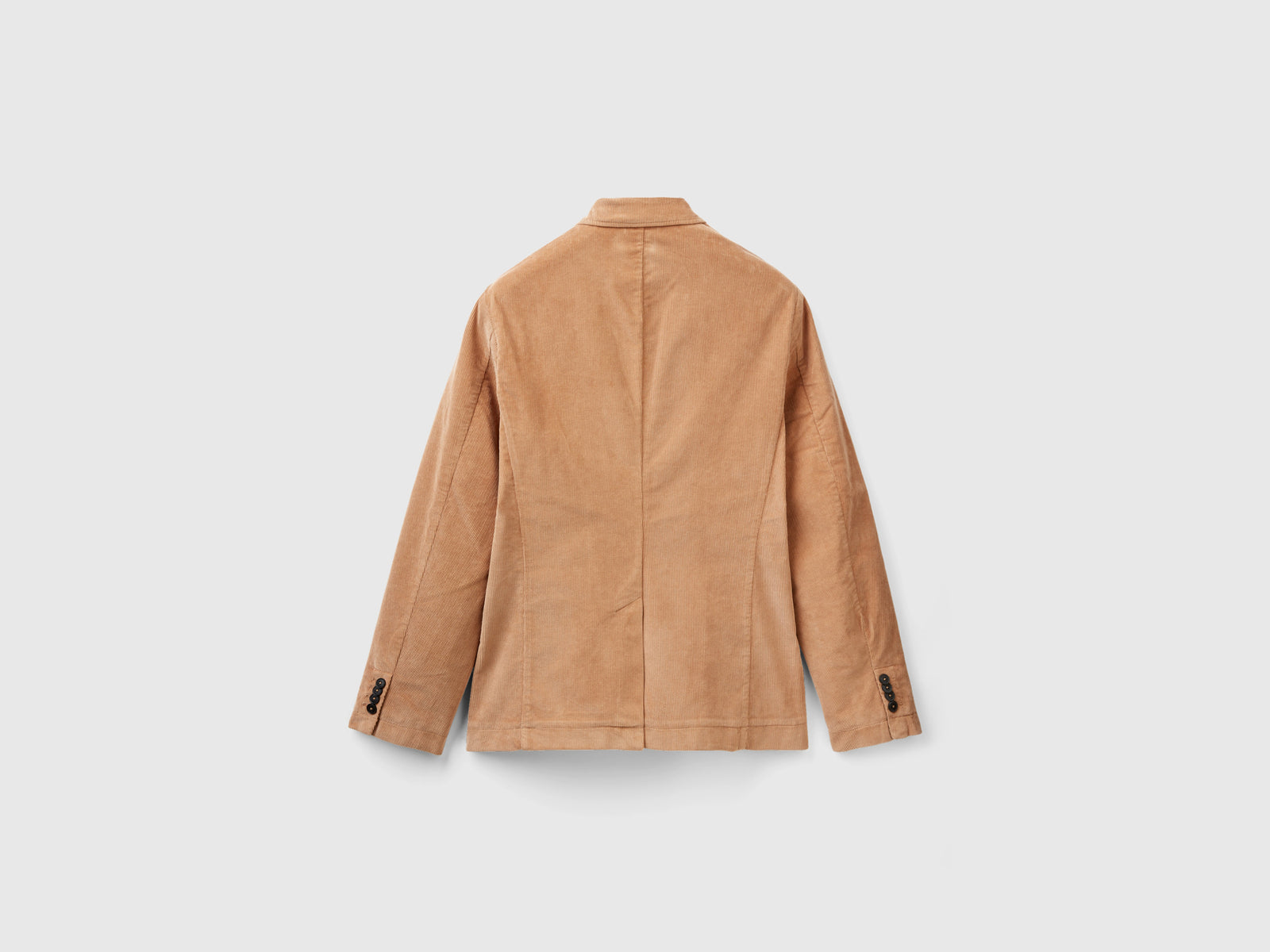 Blazer slim fit in velluto da uomo cammello 2 | Benetton Outlet