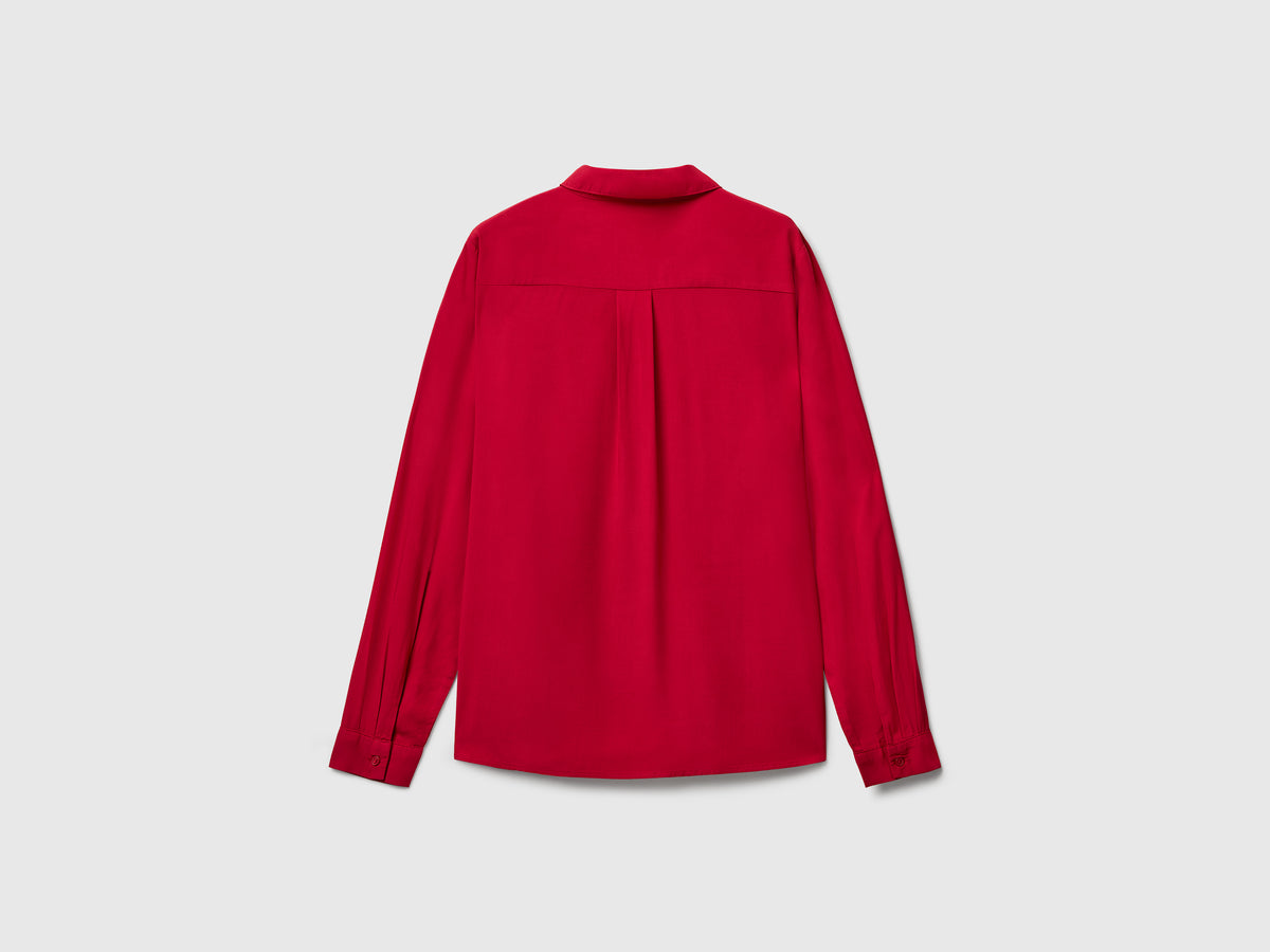 Camicia regular fit in viscosa