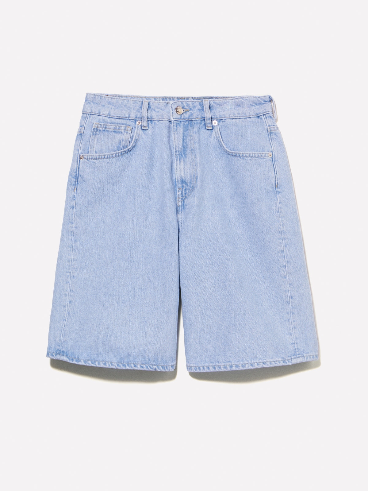 Bermuda di jeans chiaro relaxed fit