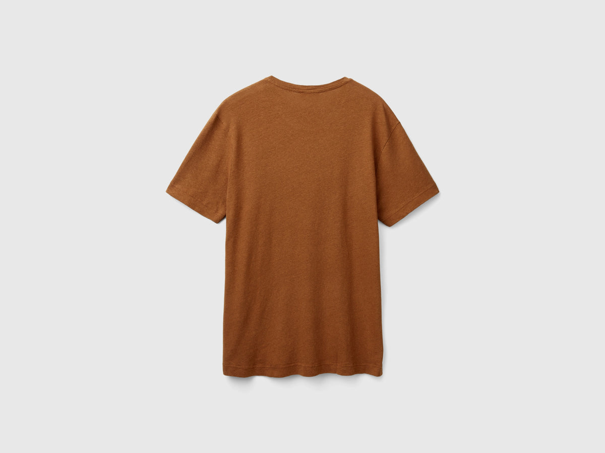 Linen blend T-shirt