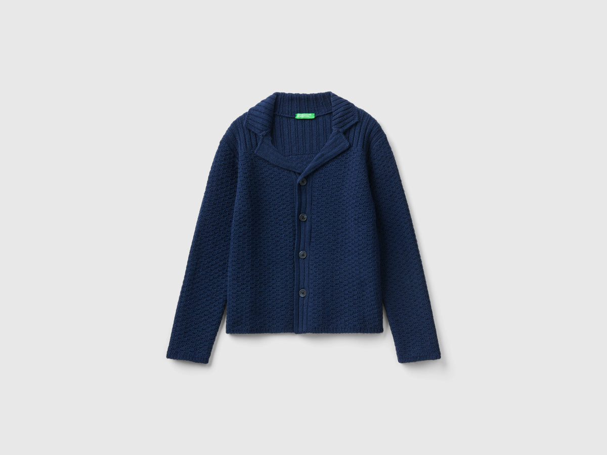 Blazer in misto lana