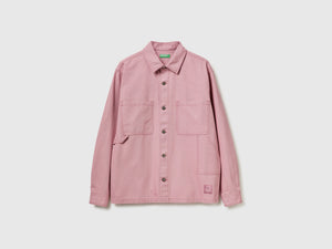 Overshirt in puro cotone