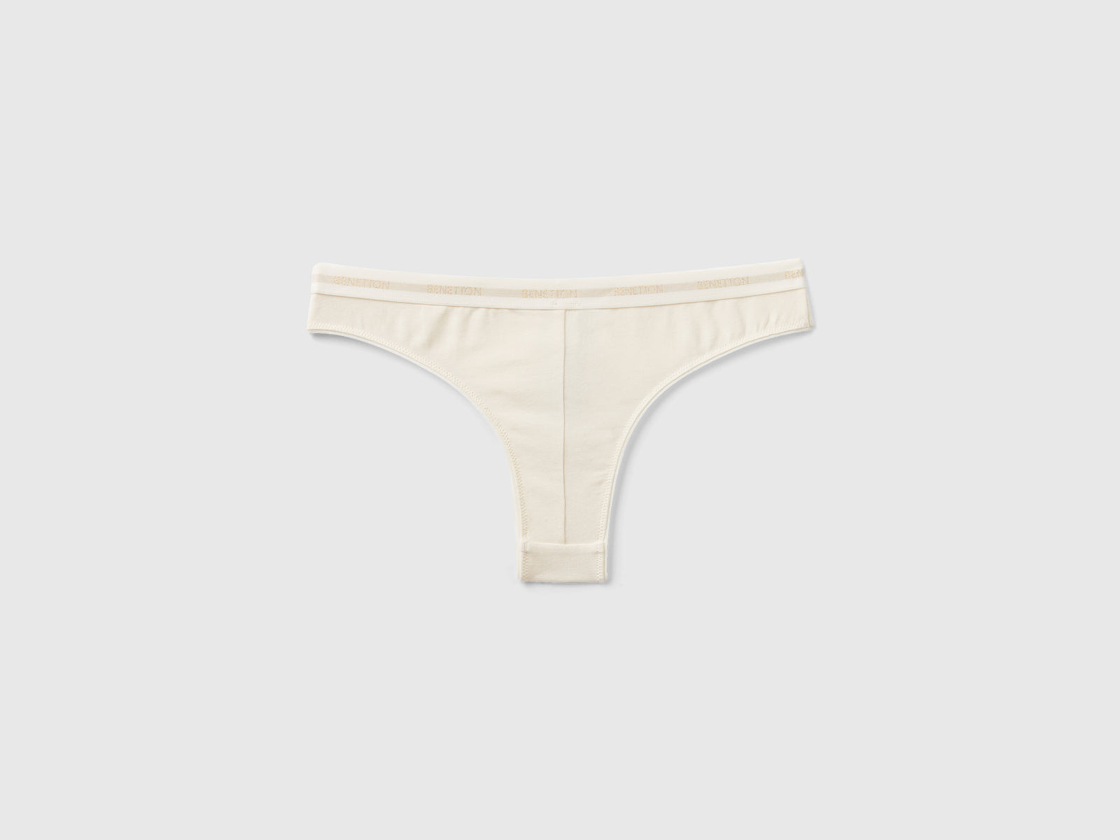 Perizoma con stella glitter da donna beige 2 | Benetton Outlet