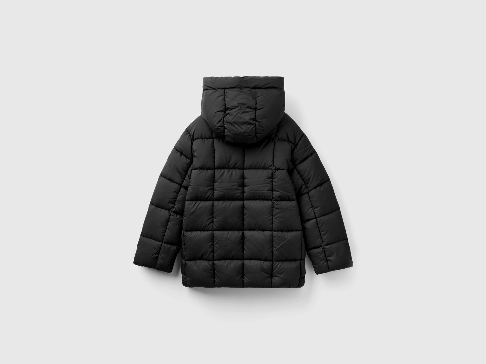 Giubbino lungo "Rain Defender" da bambina nero 2 | Benetton Outlet
