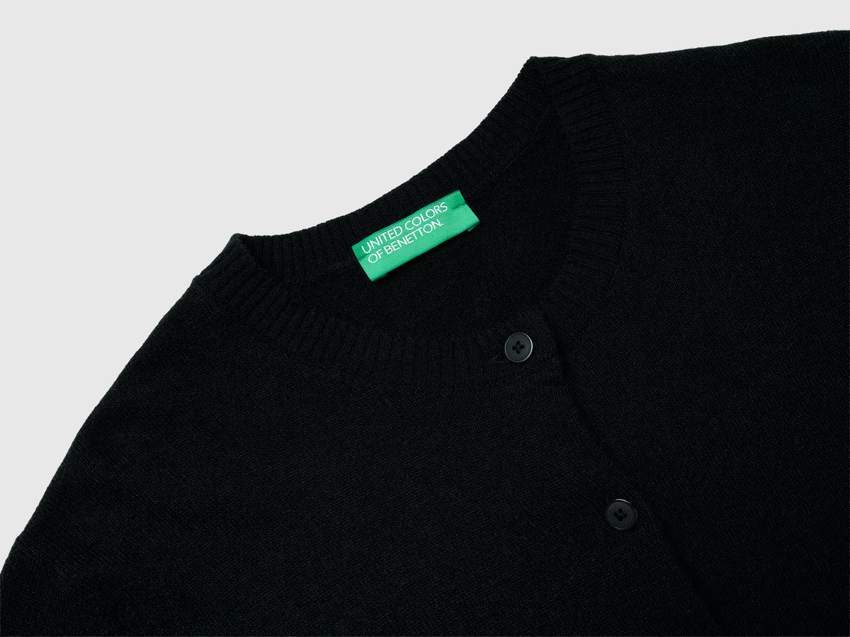 Cardigan in misto lana e cashmere