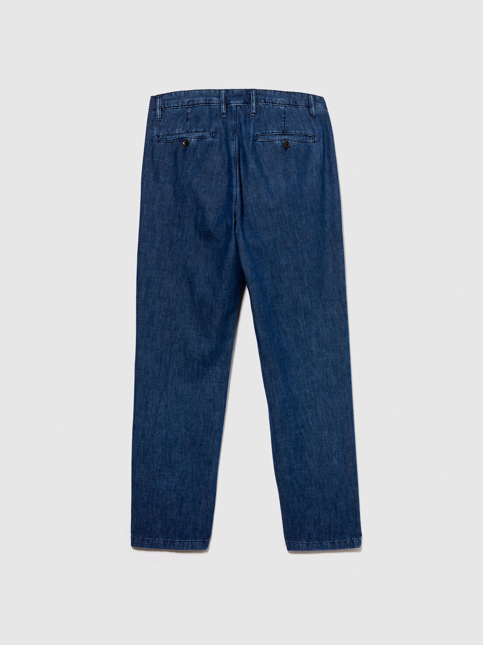 Pantaloni in chambray da uomo blu 2 | Sisley Outlet