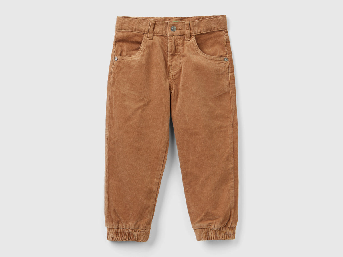 Pantaloni in velluto stretch