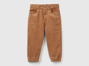 Pantaloni in velluto stretch