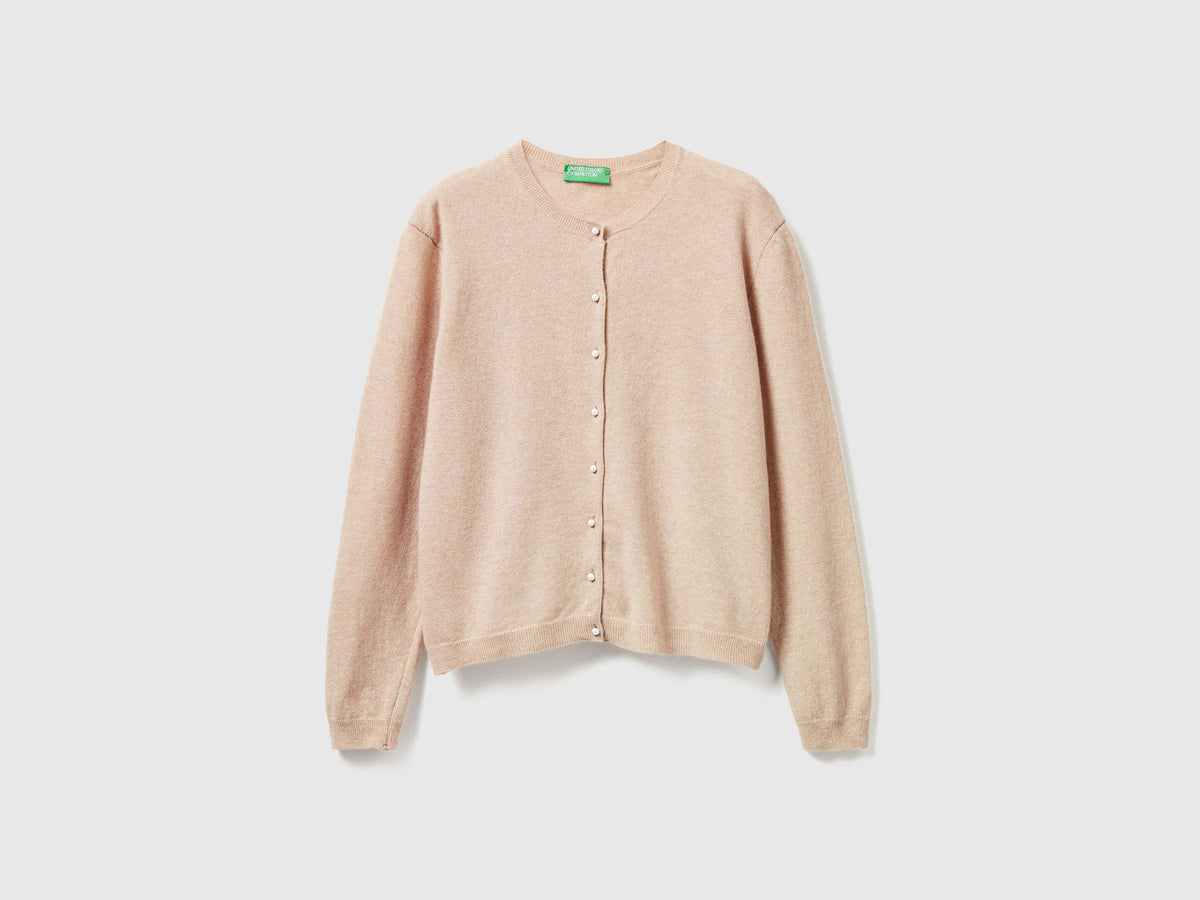 Cardigan in pura lana Merino