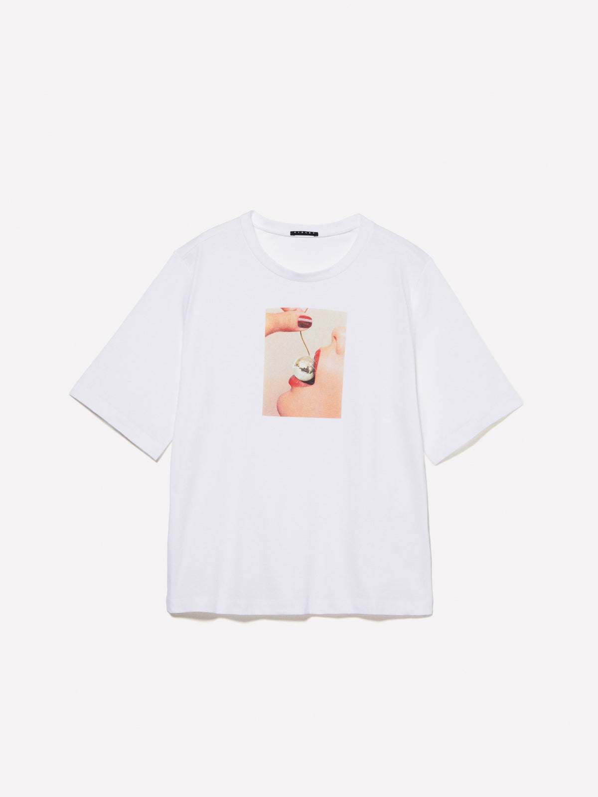 T-shirt boy fit 100% cotone bio con stampa
