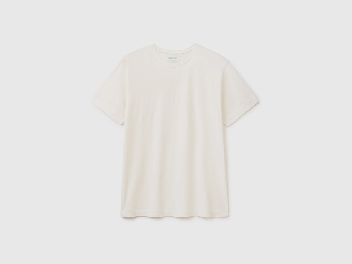 T-shirt in misto cotone e cashmere