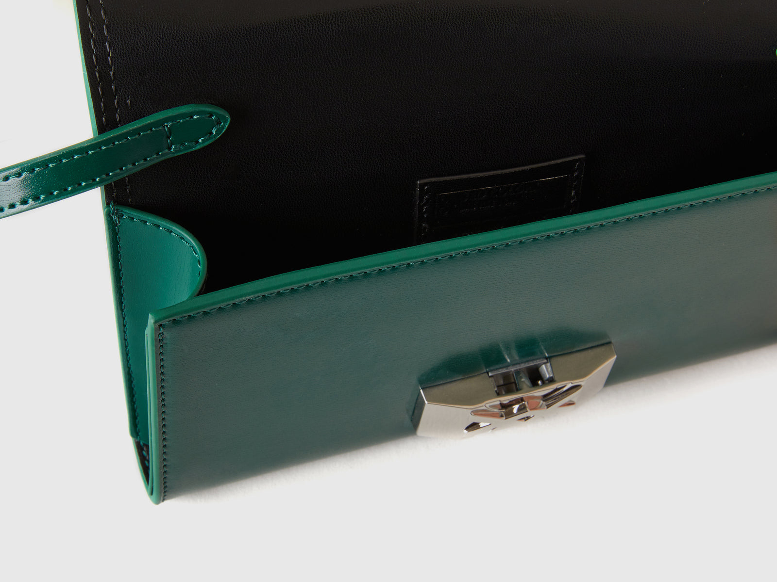 Borsa portacellulare con tracolla da donna verde scuro 3 | Benetton Outlet