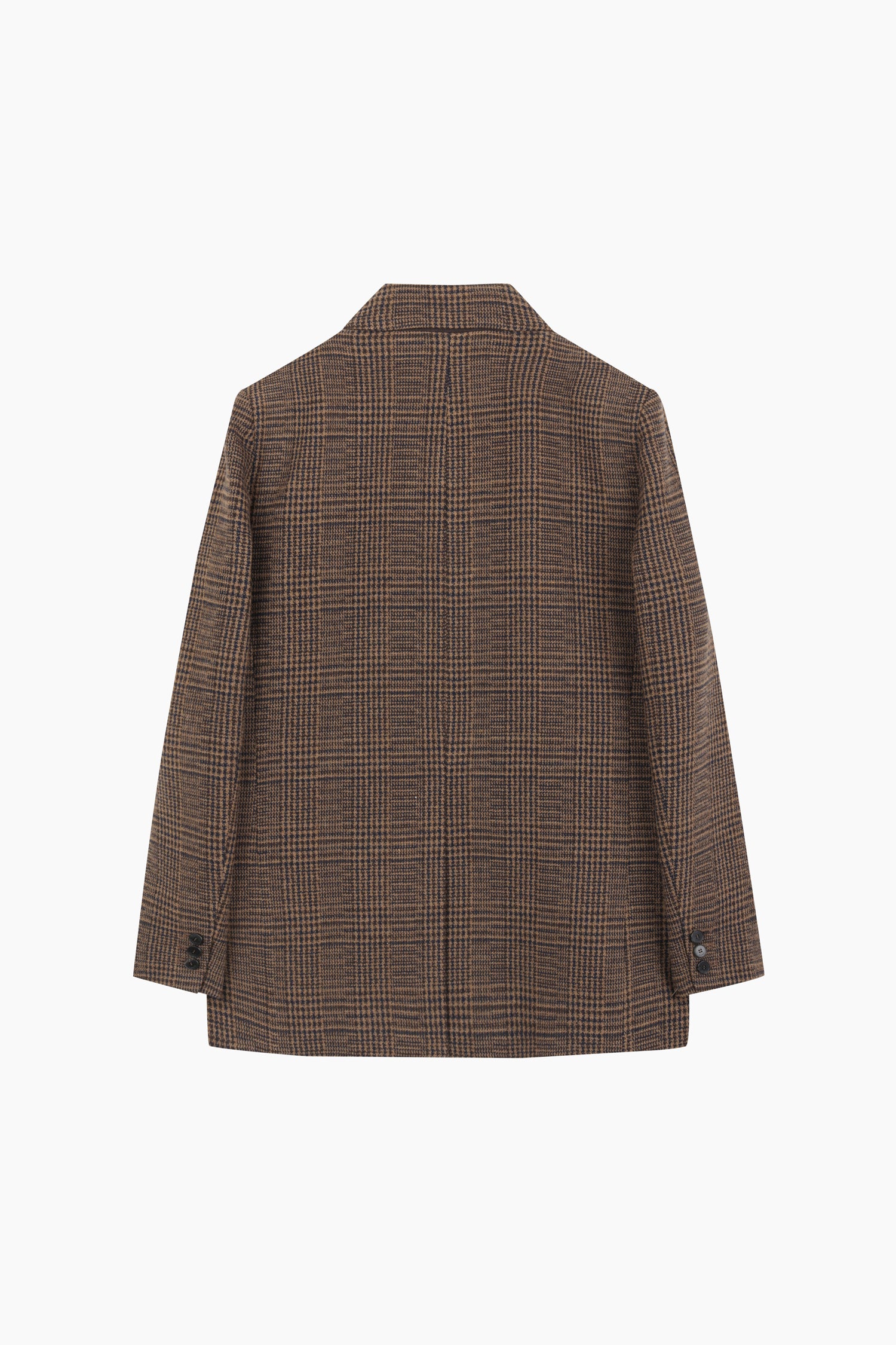 Blazer doppiopetto principe di Galles da donna marrone scuro 2 | Sisley Outlet
