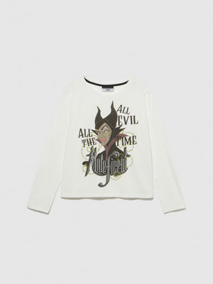 T-shirt con glitter e stampa ©Disney