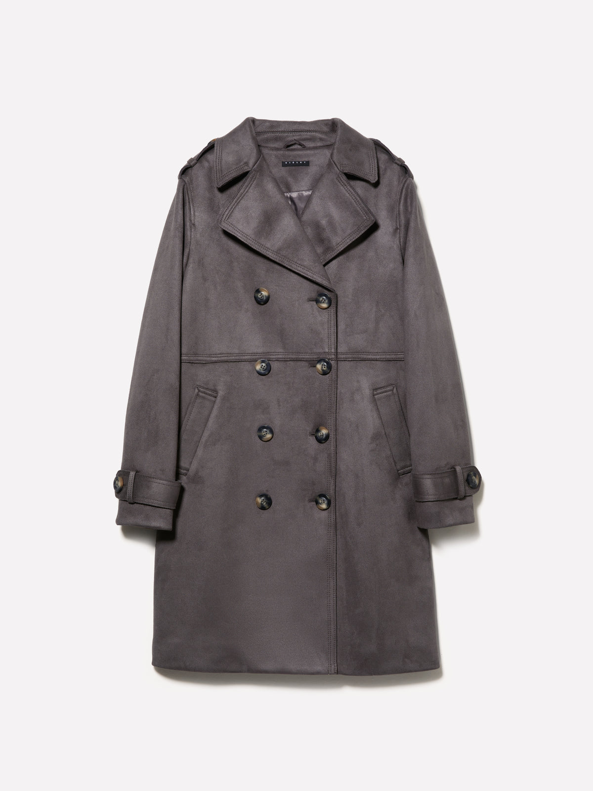 Double-breasted peacoat