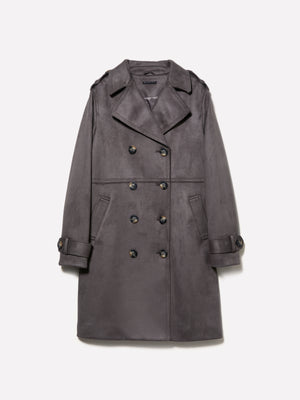 Double-breasted peacoat