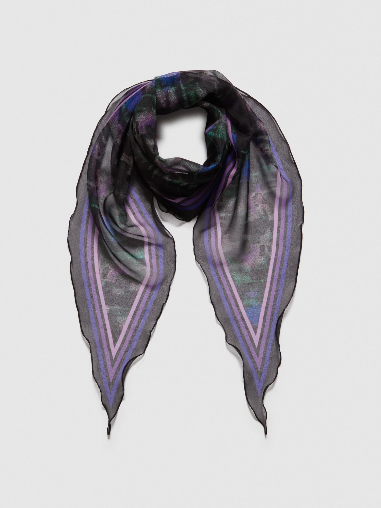 Foulard in chiffon da donna multi-color | Sisley Outlet