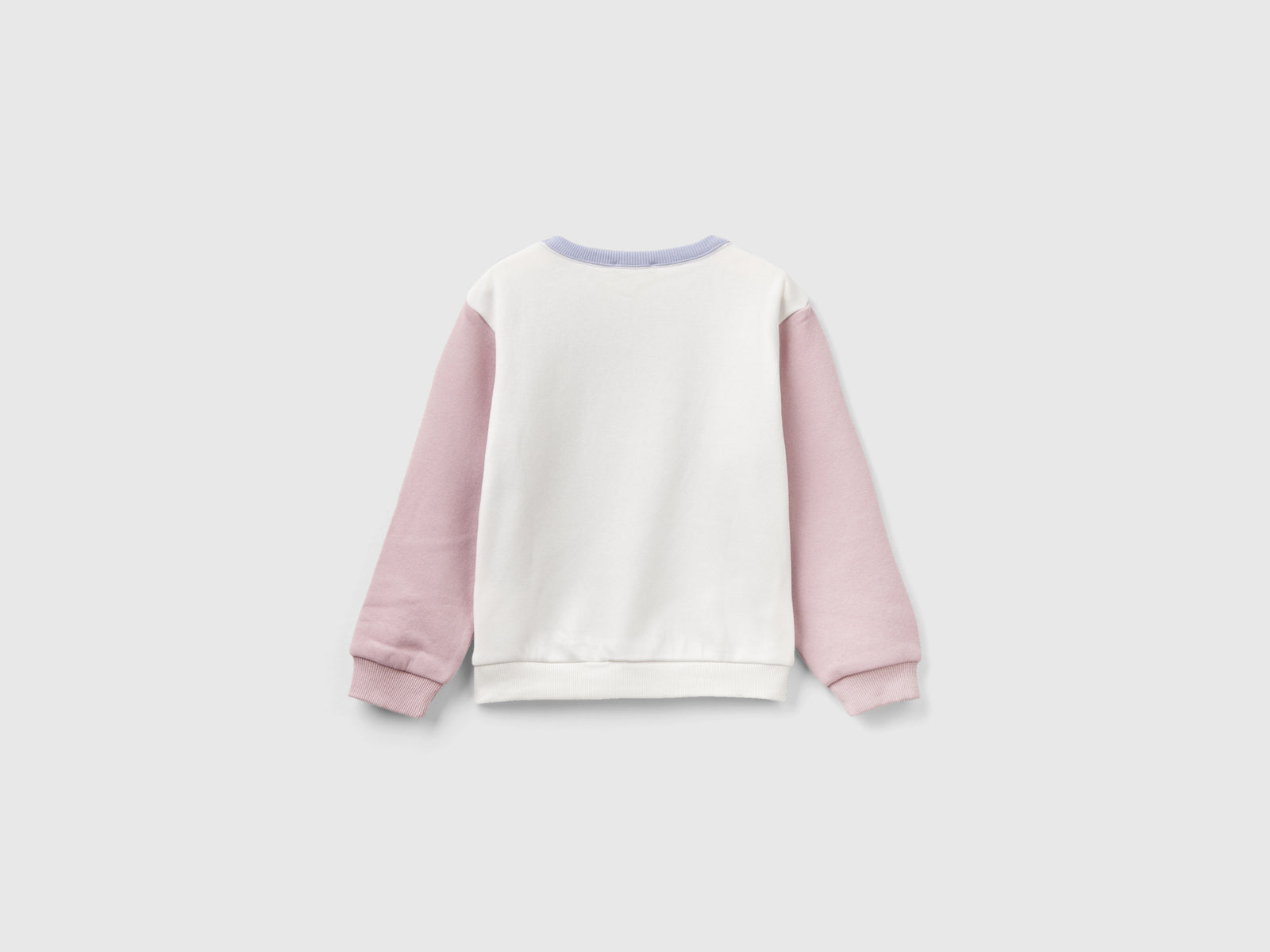 Felpa chiusa con stampa glitter da bimba multi-color 2 | Benetton Outlet