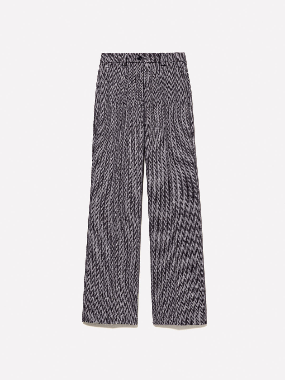 Pantalones de corte acampanado teñidos en hilo