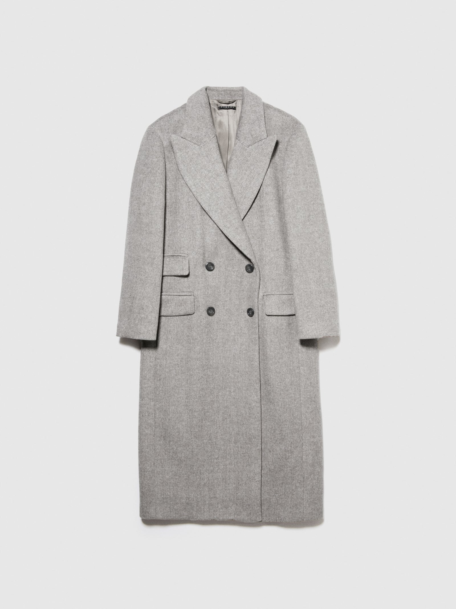 Cappotto lungo over fit da donna marrone | Sisley Outlet